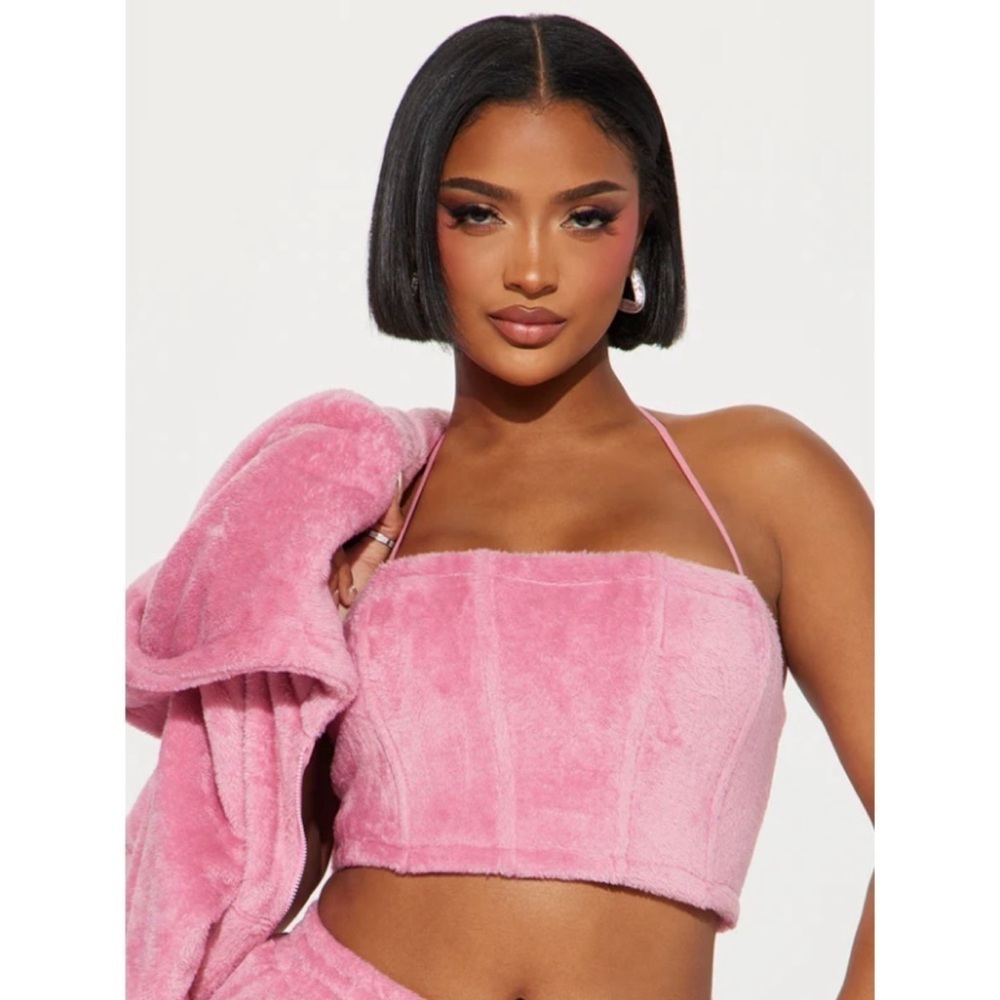 Fashion Nova Fuzzy Crop Top